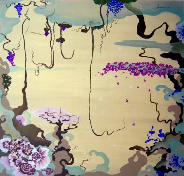 Mindscape 3 (Autumn Song), by Sanae Takahata (Japan), Oil on canvas, 80x80cm, HKD42000